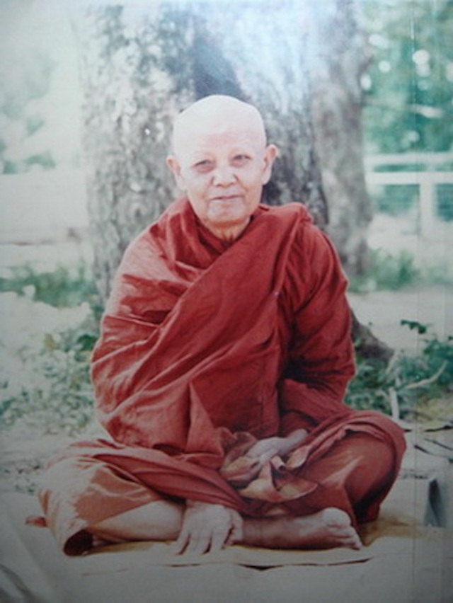 Luang Por Phang Master Monk of Wat Udom Kongka KhiriKhaet, in Udon Rachathani